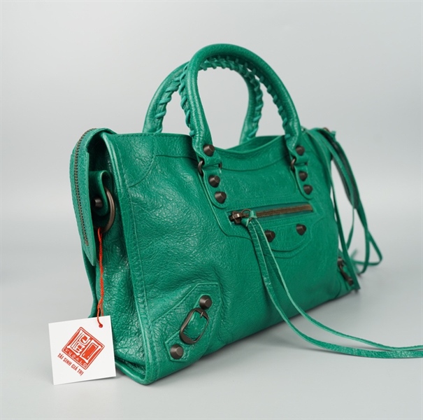 Túi Balenciaga Le City xanh (431621.3760.Z.528147) sz30 KG+