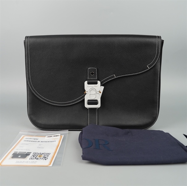 Túi Dior Saddle đen (16-BO-1202) sz32 KG+