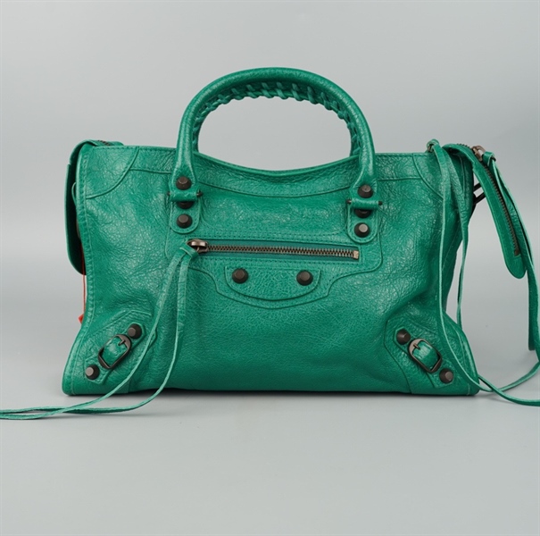 Túi Balenciaga Le City xanh (431621.3760.Z.528147) sz30 KG+