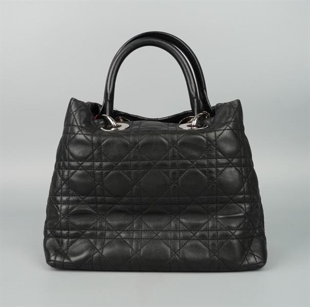 Túi Dior Handle đen kèm lót form (38-BN-1016) sz24 KG+