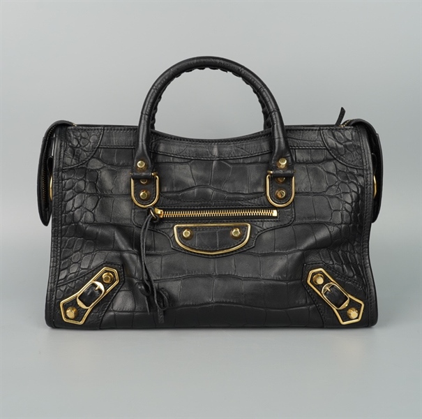 Túi Balenciaga Le City đen kèm lót form (432331.1000.W002123) sz30 KG+