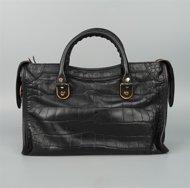 Túi Balenciaga Le City đen kèm lót form (432331.1000.W002123) sz30 KG+