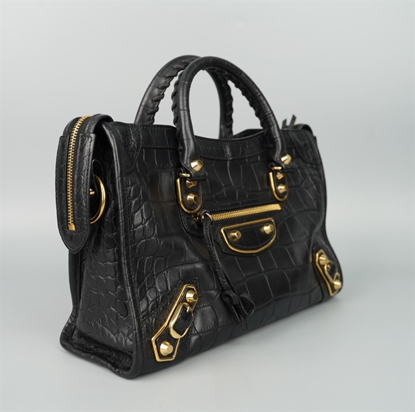 Túi Balenciaga Le City đen kèm lót form (432331.1000.W002123) sz30 KG+