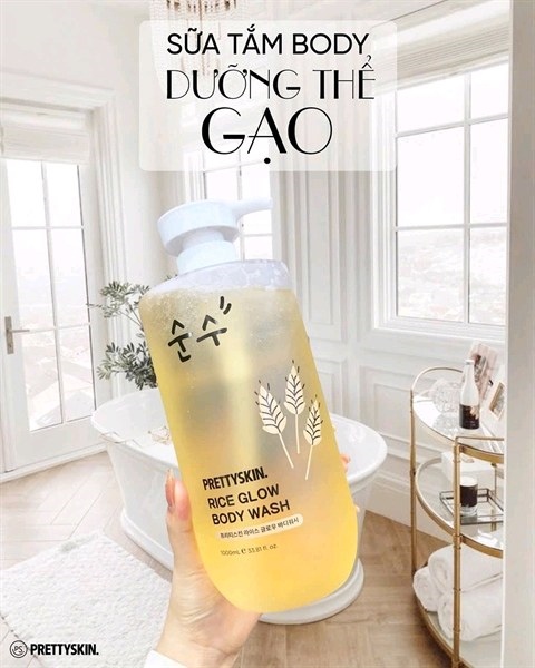 Sữa tắm gạo vàng Pretty Skin