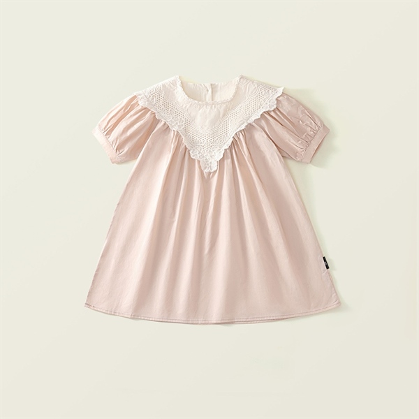 Váy babydoll hồng nhạt