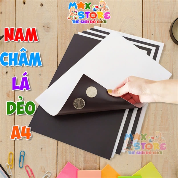 Nam châm lá A4 có keo