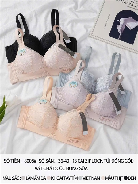 8008- áo đệm ren nâng ngực