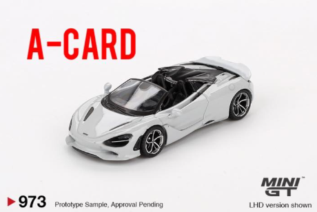 [SGTVN] MiniGT Card Version MGT00973 McLaren 750S Spider Cirrus Grey