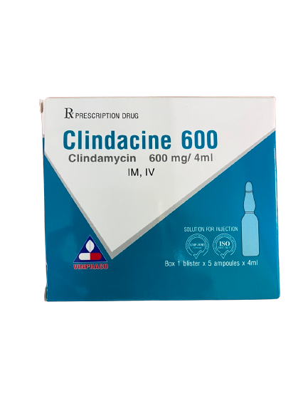 Clindacine clindamycin 600mg/4ml vinphaco (h/5o/4ml)
