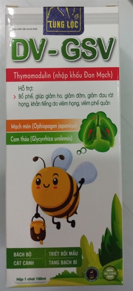 DV-GSV 100ml (Bổ phế giúp giảm ho, giảm đờm...) - Tùng Lộc