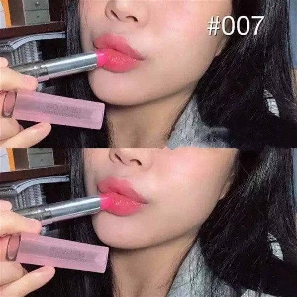 Son dior lip glow 007 fullsize fullbox vỏ xanh