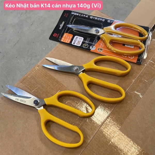 Kéo Nhật bản K14 Cán nhựa 140G (Vỉ)