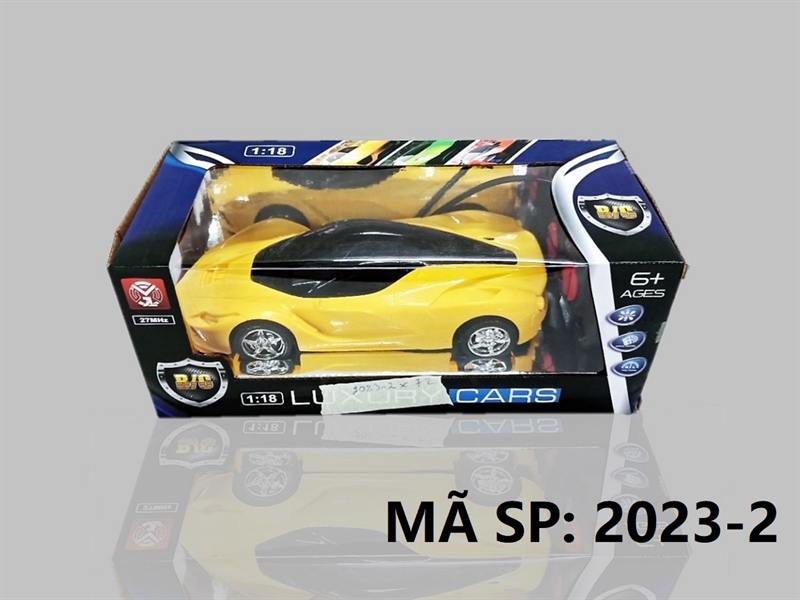 2023-2 HỘP XE HƠI FERRARI ĐIỀU KHIỂN 7 ĐỘNG TÁC, KHÔNG SẠC TL 1:18