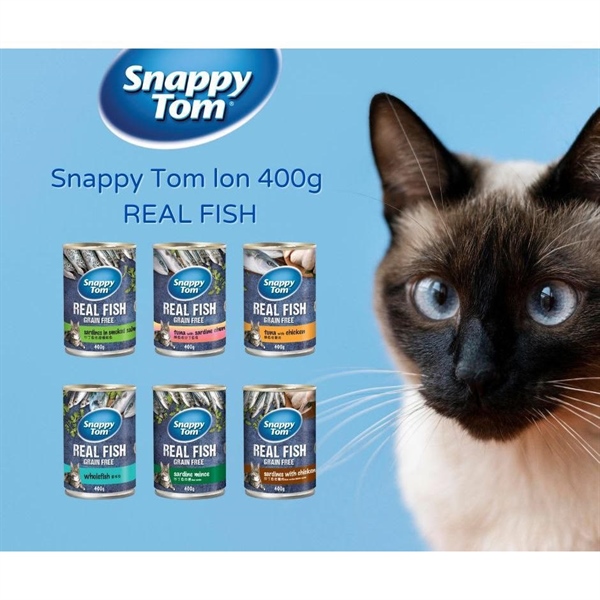 Pate SnappyTom gà + gan bò 400g