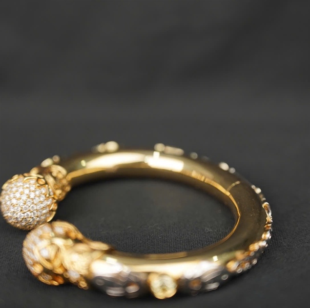 Vòng tay Tara vàng 2 châu