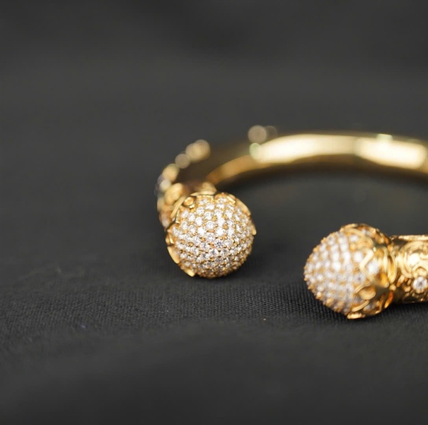 Vòng tay Tara vàng 2 châu