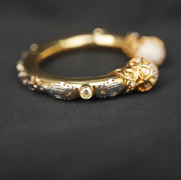 Vòng tay Tara vàng 2 châu