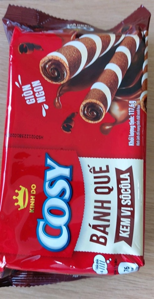 Hộp bánh quế socola Cosy 132GR