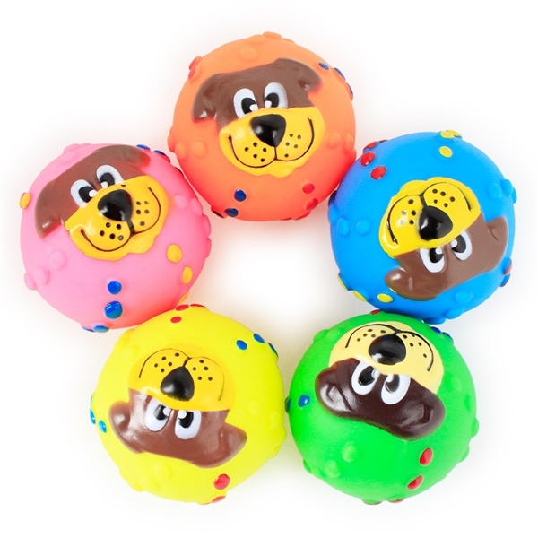 TTP - Combo 12 bóng cao su mặt chó