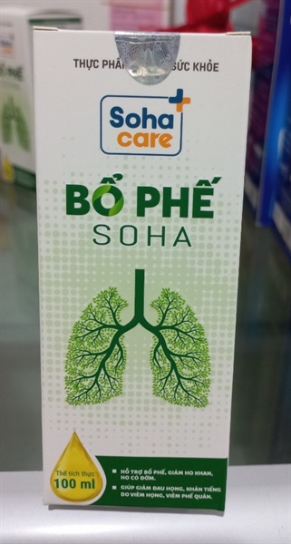 Bổ phế Soha 100ml - Soha Vimex