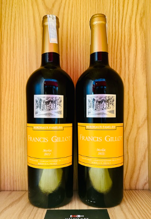 Francis Gillot Merlot Rượu Vang 750ml 13.5vol