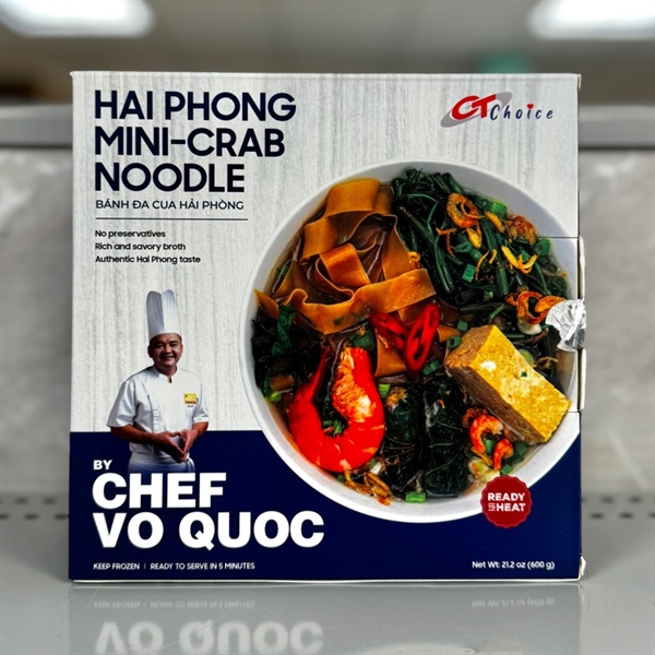 FROZEN Banh Da Cua Hai Phong - Mini Crab Noodle By Vo Quoc Chef 600gr
