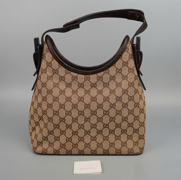 Túi GG hobo nâu sz28 KG+