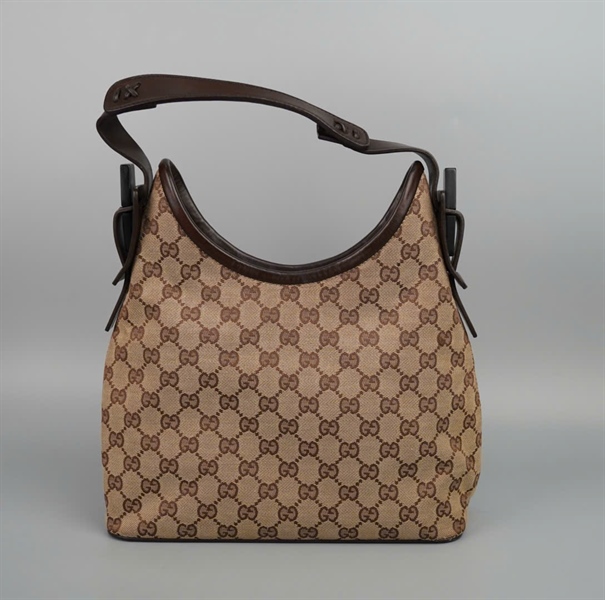 Túi GG hobo nâu sz28 KG+