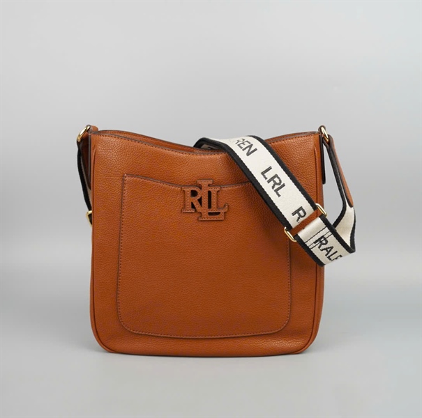 Túi Ralph Lauren đeo chéo nâu sz26 KG+