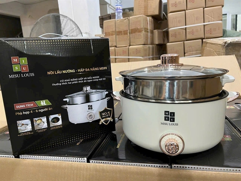 ( Mã MS99 ) Nồi Lẩu Điện Đa Năng Misu 28CM ( Thùng 20 )