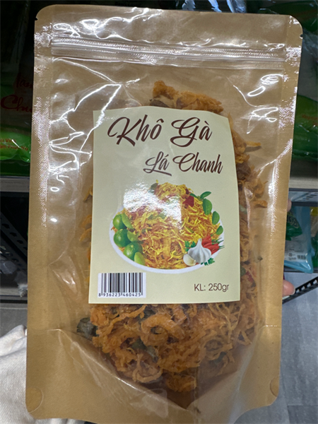 Khô Gà Lá Chanh 250g