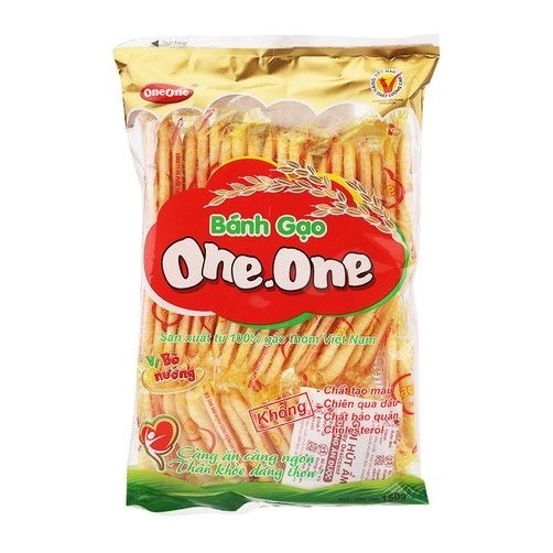 Bánh gạo tảo Biển Bạch tuộc nướng One One gói 104g