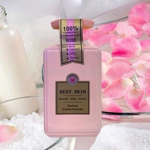 Sữa tắm Sexy Skin Rose 600ml #Hồng đậm
