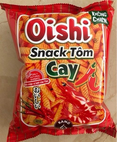 Snack Oishi tôm cay 40g