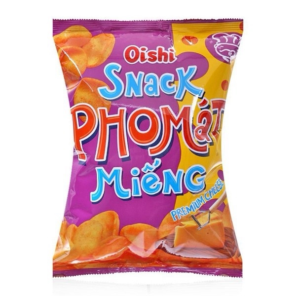 Bim bim Oishi snack pho mát miếng 45g