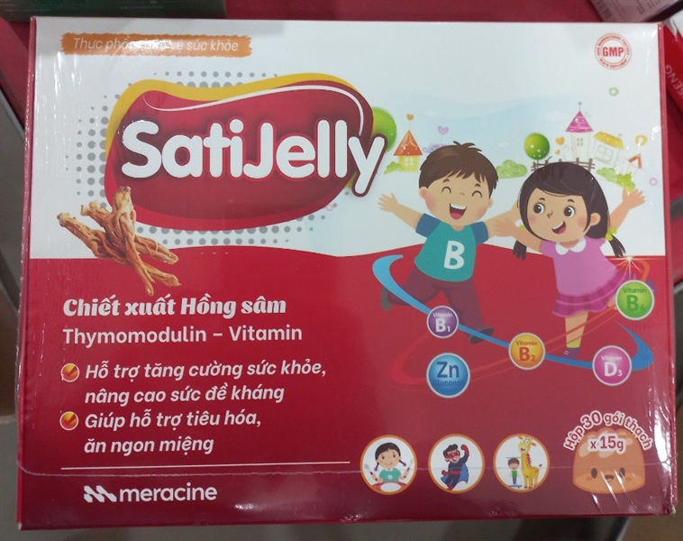 Satijelly (Hộp 30 gói x 15g) - Meracine
