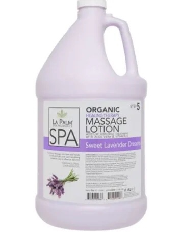 La Palm Massage Lotion Gallon (4 gal per case) Lavender Purple