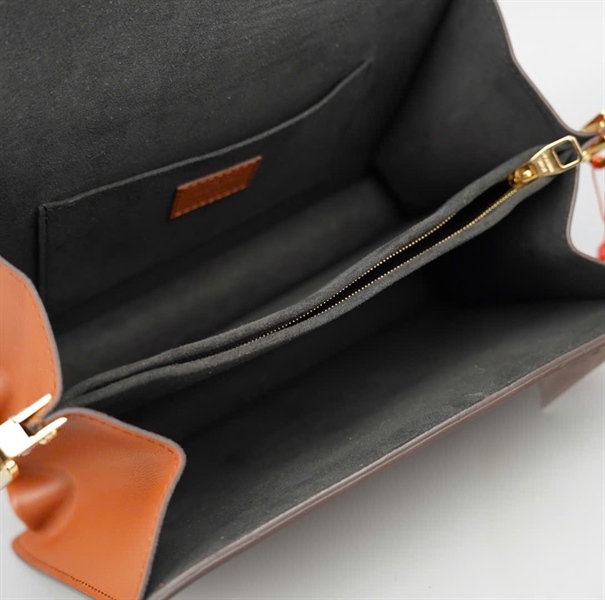 Túi LV Dauphine hoa nâu 2 strap sz24 (BMC)+