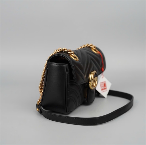 Túi GG Marmont đen (467891) sz21 (BMC)+