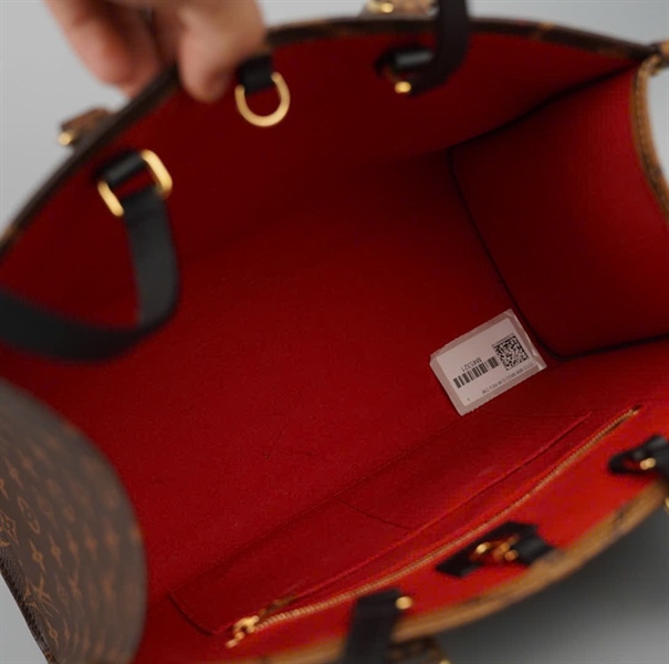 Túi LV onthego hoa nâu sz34 KG+