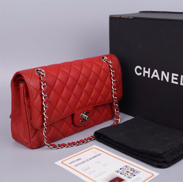 Túi Chanel Classic đỏ (25229284) sz25 +