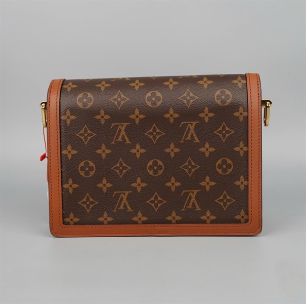 Túi LV Dauphine hoa nâu 2 strap sz24 (BMC)+