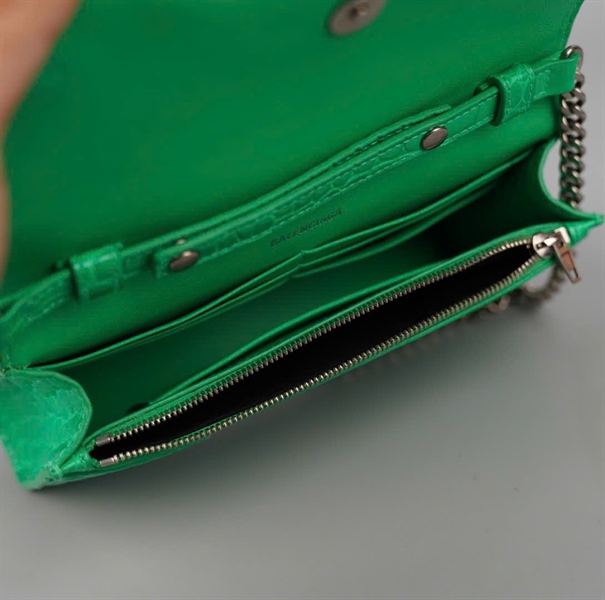 Túi Balenciaga Hourglass xanh lá sz20 KG+