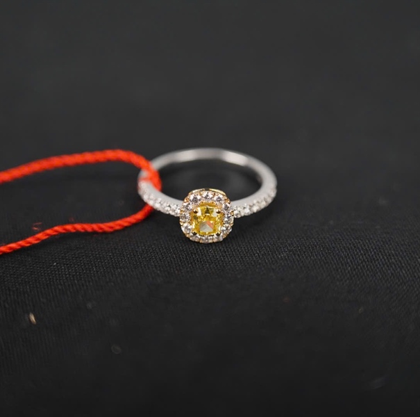 Nhẫn Tara vuông kim cương vàng (ADLAB-002-200529) KG+