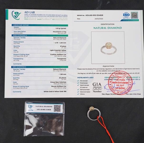 Nhẫn Tara kim cường vàng (ADLAB-002-324828) KG+