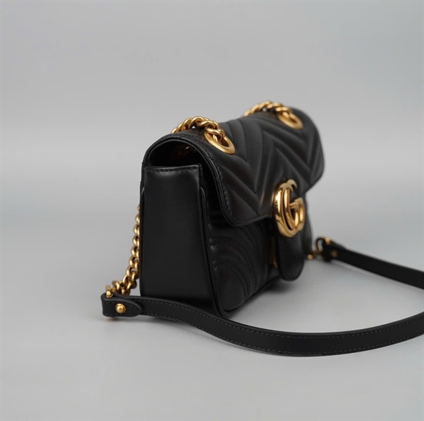 Túi GG Marmont đen (493075) sz21 (BMC)+