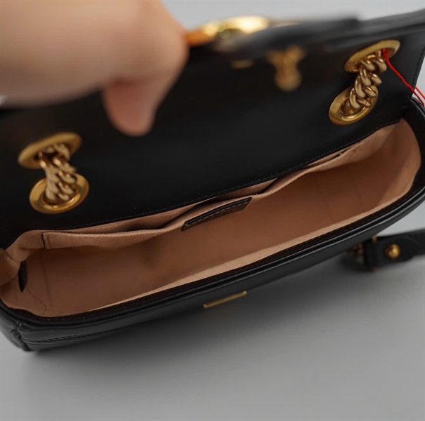 Túi GG Marmont đen (467891) sz21 (BMC)+