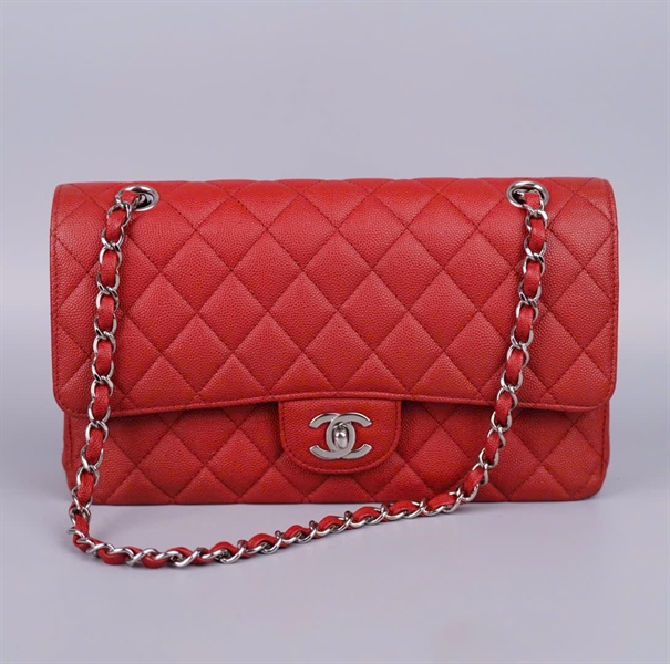 Túi Chanel Classic đỏ (25229284) sz25 +