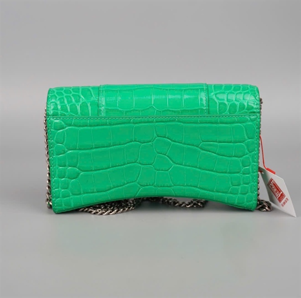 Túi Balenciaga Hourglass xanh lá sz20 KG+