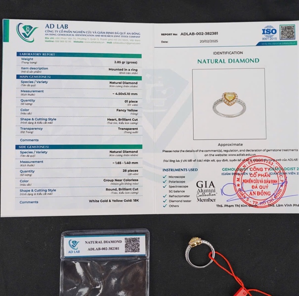 Nhẫn Tara trái tim (ADLAB -002-382381) KG+